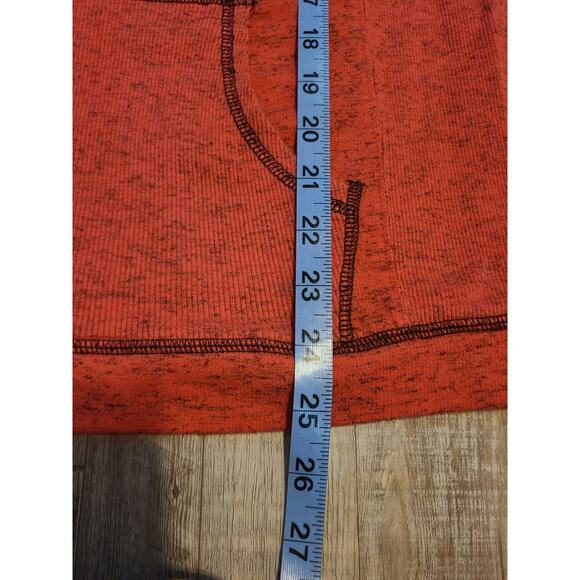 Silverwear medium womens vneck static orange hooded sweater - Picture 7 of 8